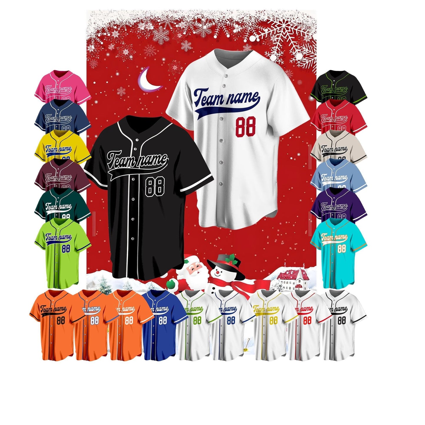 Custom stitched & printed baseball Jersey, Personalized embroidery Name Number Logo, Sports Team Uniform Wedding Jerseys Birthday Gifts, Baseball Jersey Team