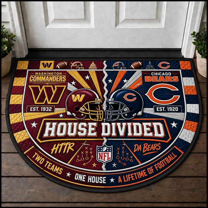 Football WC/CB Custom Premium Welcome Mat – Personalized Doormat