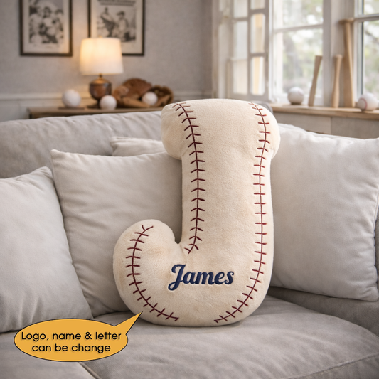 Baseball Pillow Custom Name and Logo 2 All Teams Irregular-Shaped Pillow Hot Sale