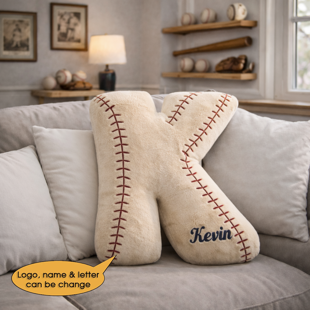 Baseball Pillow Custom Name and Logo 2 All Teams Irregular-Shaped Pillow Hot Sale
