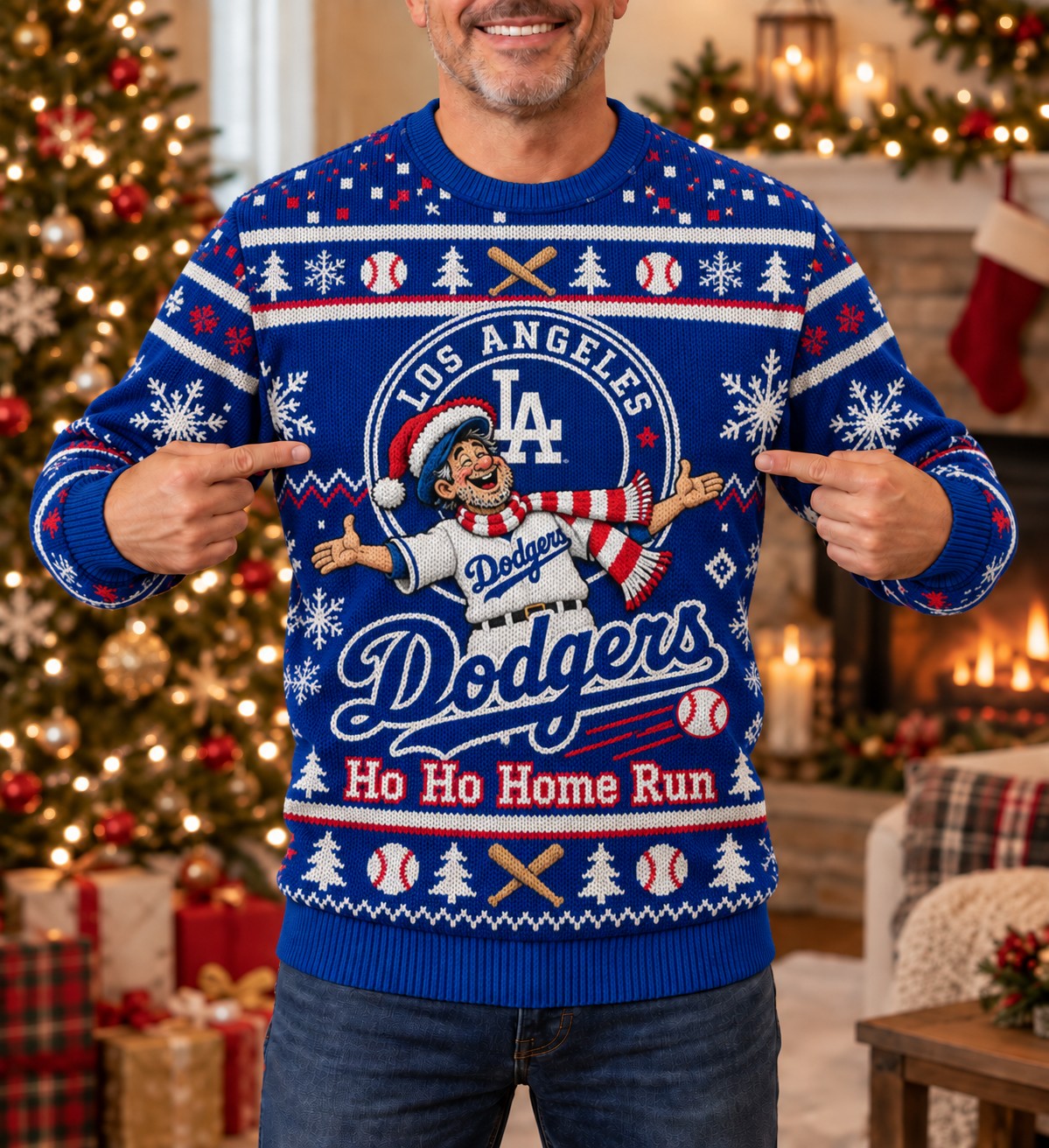 All Baseball Teams Holiday For Basbell Fan Ugly Christmas Sweater, Christmas Jumper - Funny Ugly Christmas Sweater, Christmas Jumper