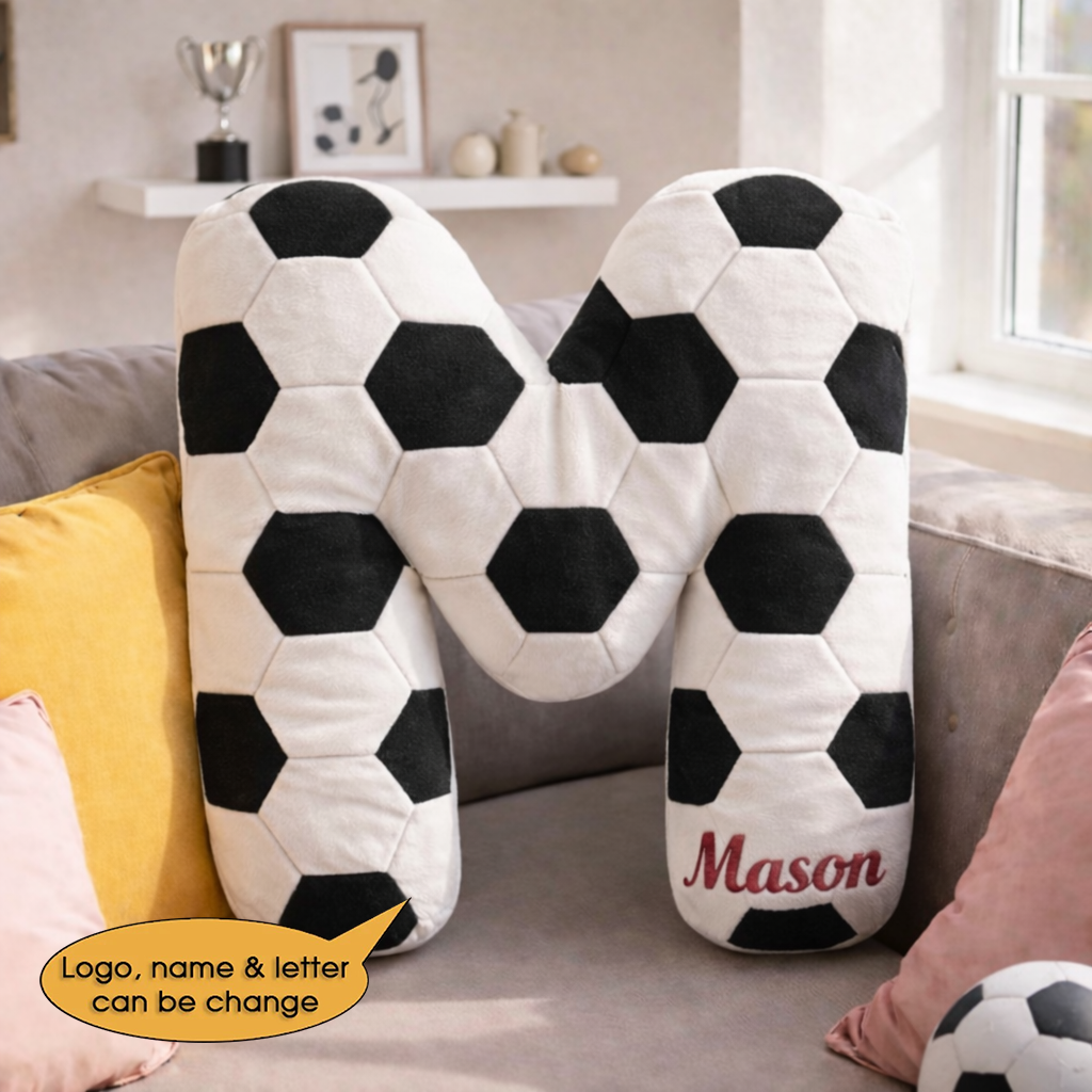 Football UK Pillow 2 Custom Name and Logo All Teams Irregular-Shaped Pillow