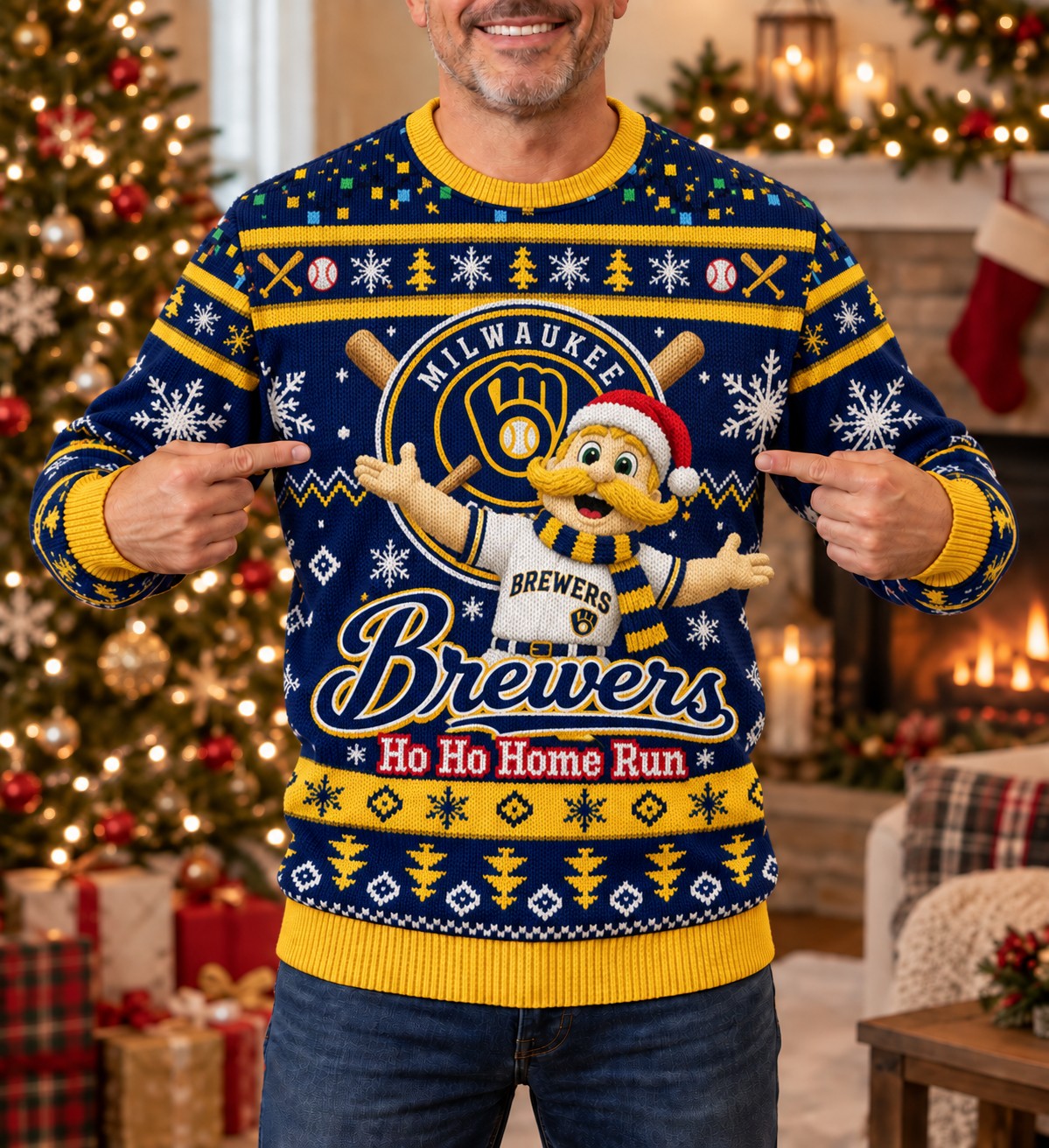 All Baseball Teams Holiday For Basbell Fan Ugly Christmas Sweater, Christmas Jumper - Funny Ugly Christmas Sweater, Christmas Jumper