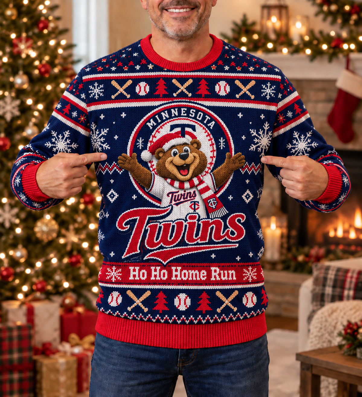 All Baseball Teams Holiday For Basbell Fan Ugly Christmas Sweater, Christmas Jumper - Funny Ugly Christmas Sweater, Christmas Jumper