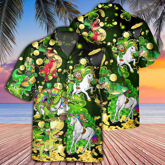 Irish Horse Saint Patrick Beer Brothers - Hawaiian Shirt 