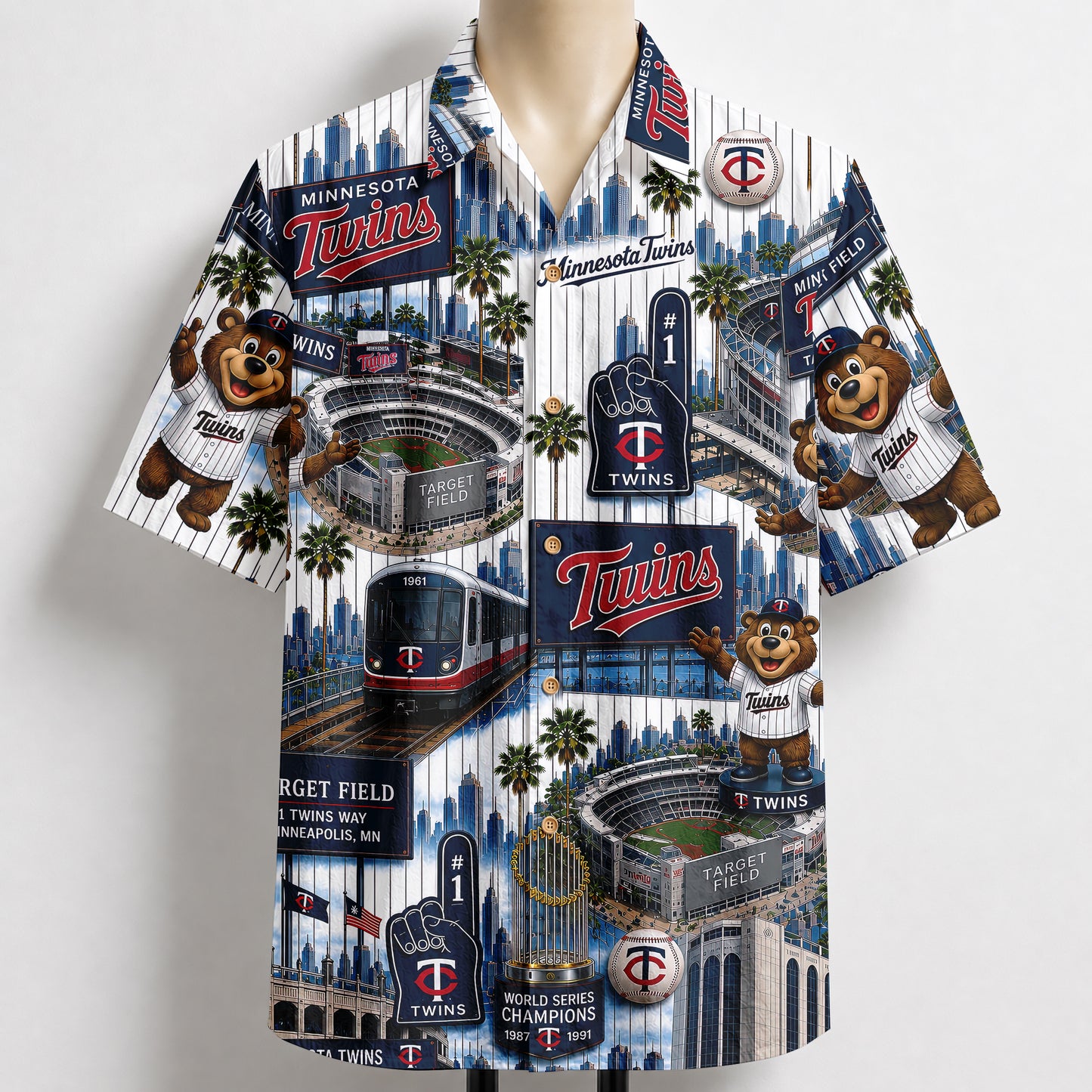 All Baseball Teams Iconic Moments Aloha Shirt for Baseball Fans Button-Up Unisex Hawaiian Shirt For Men and Women