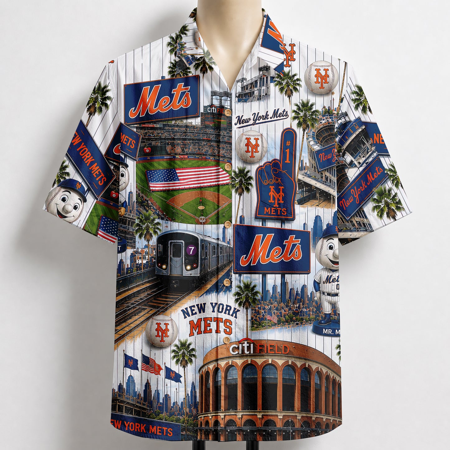 All Baseball Teams Iconic Moments Aloha Shirt for Baseball Fans Button-Up Unisex Hawaiian Shirt For Men and Women