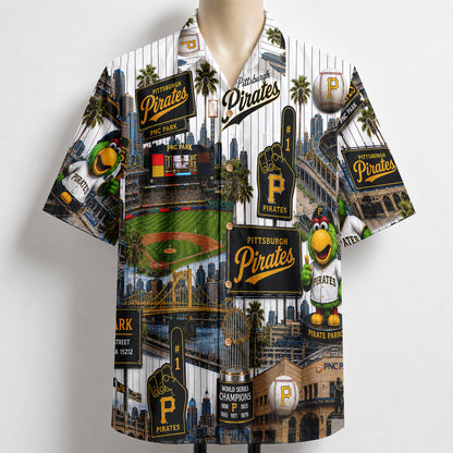 All Baseball Teams Iconic Moments Aloha Shirt for Baseball Fans Button-Up Unisex Hawaiian Shirt For Men and Women
