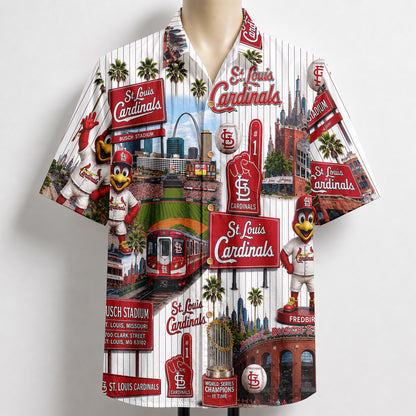 All Baseball Teams Iconic Moments Aloha Shirt for Baseball Fans Button-Up Unisex Hawaiian Shirt For Men and Women