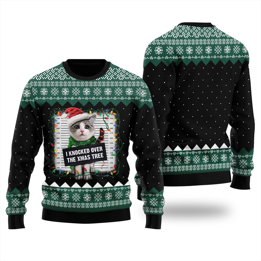 Kitten Trouble Women's Ugly Christmas Sweater