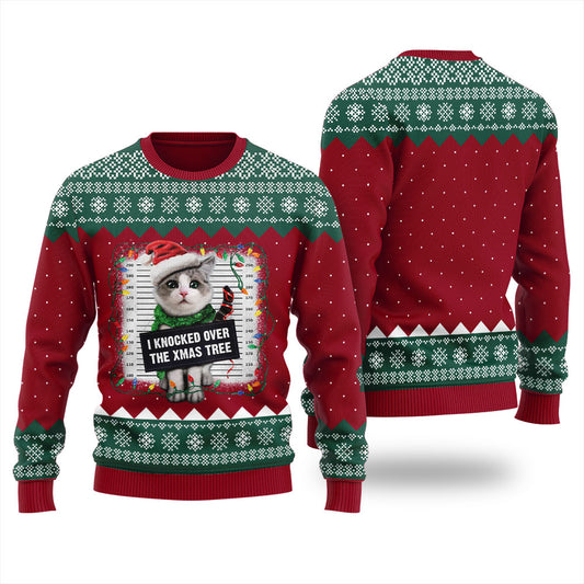 Kitten Trouble Women's Ugly Christmas Sweater