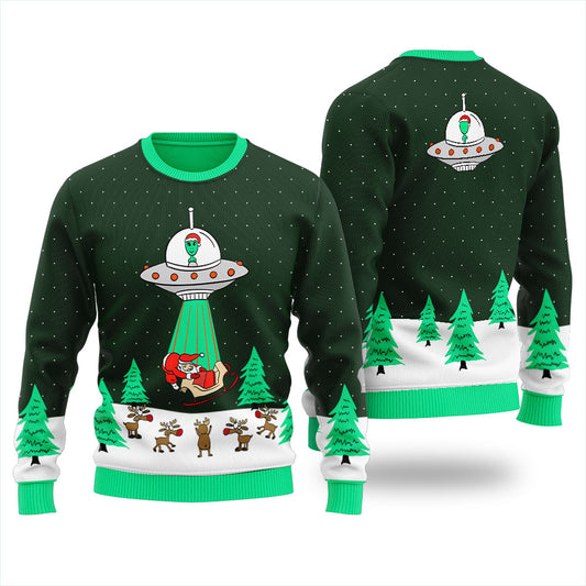 Funny Christmas Is Cancelled Alien Men's Ugly Christmas Sweater