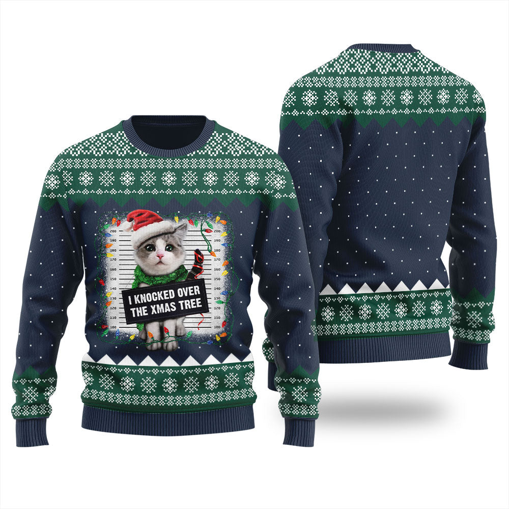 Kitten Trouble Women's Ugly Christmas Sweater