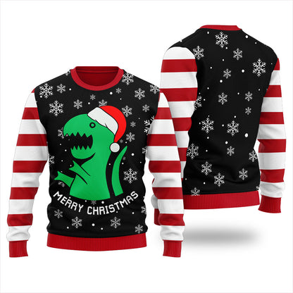 Trex Men's Funny Christmas Sweater