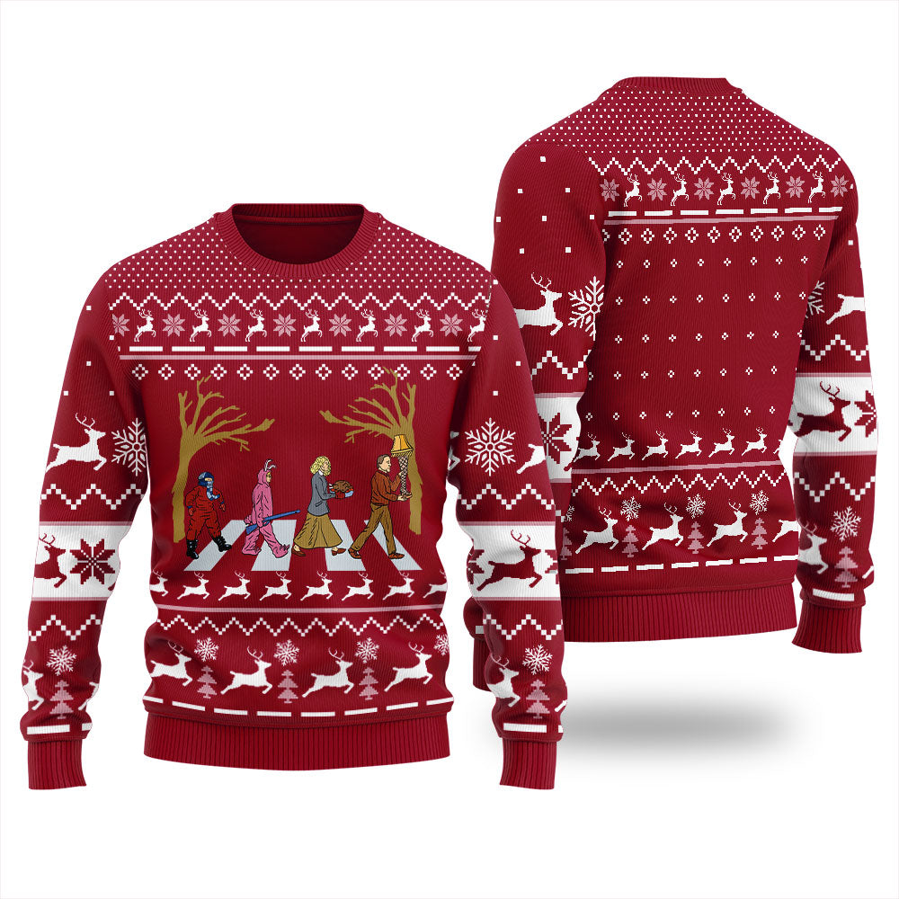 A Christmas Story Parker Family Ugly Chritsmas Sweater For Ladies