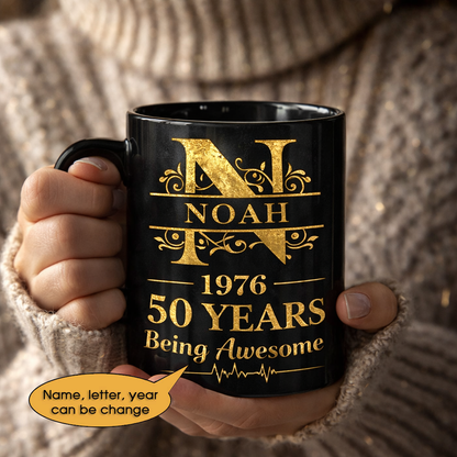 11oz Ceramic Mug Age personalized name, year, letter for birthday - 11oz Ceramic Mug Hot Sale