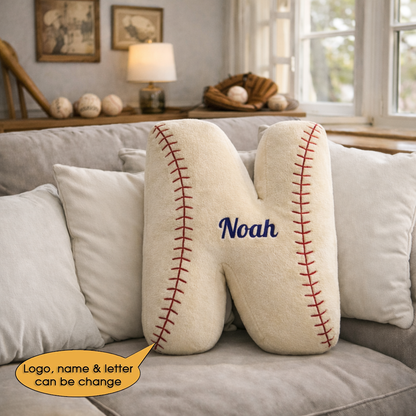 Baseball Pillow Custom Name and Logo 2 All Teams Irregular-Shaped Pillow Hot Sale
