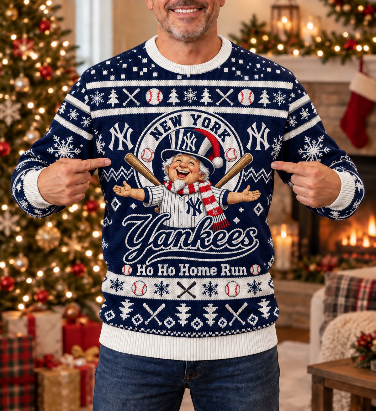 All Baseball Teams Holiday For Basbell Fan Ugly Christmas Sweater, Christmas Jumper - Funny Ugly Christmas Sweater, Christmas Jumper