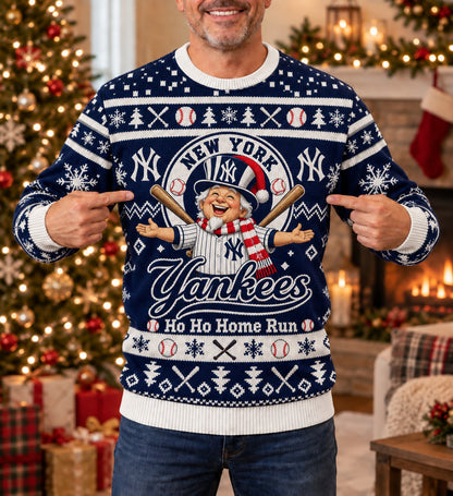 All Baseball Teams Holiday For Basbell Fan Ugly Christmas Sweater, Christmas Jumper - Funny Ugly Christmas Sweater, Christmas Jumper