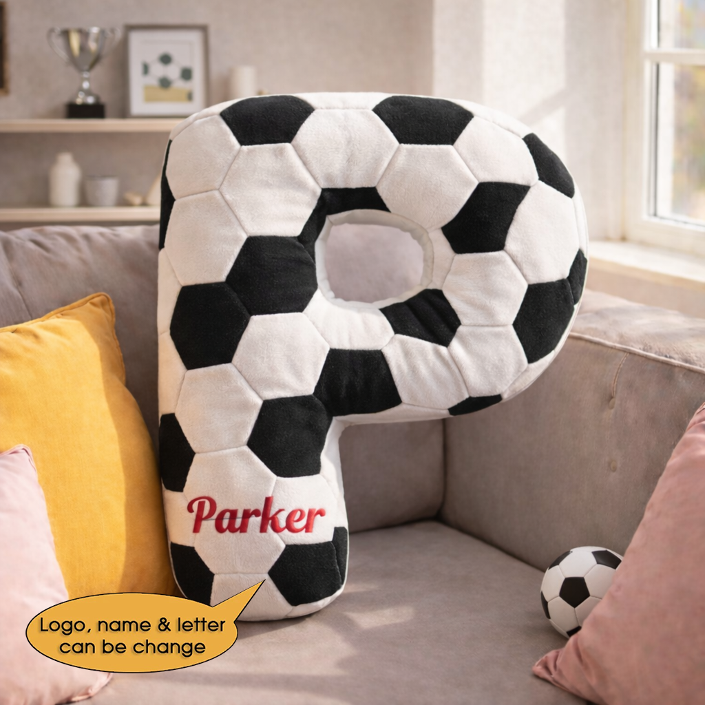 Football UK Pillow 2 Custom Name and Logo All Teams Irregular-Shaped Pillow
