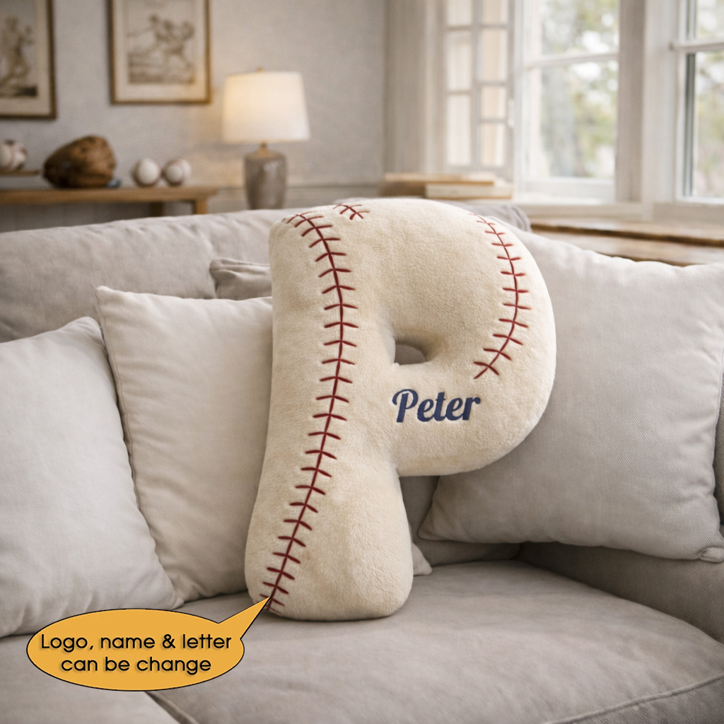 Baseball Pillow Custom Name and Logo 2 All Teams Irregular-Shaped Pillow Hot Sale