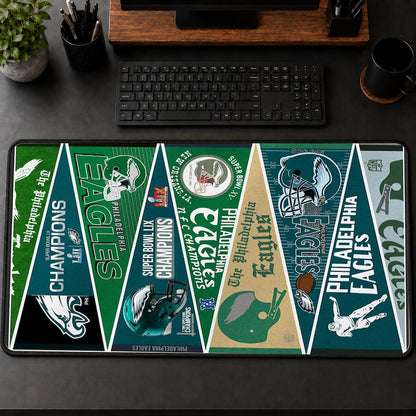 All Football Teams Vintage Anniversary For Fans Desk Mat Mouse Pad Trending - 5to9vibe