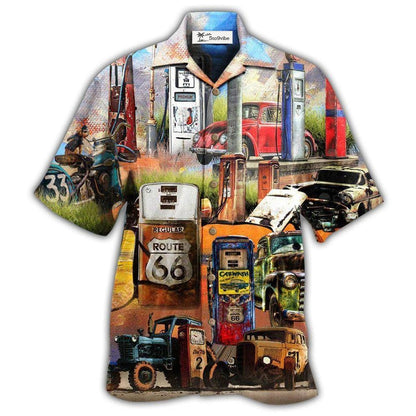 Hawaiian Shirt / Adults / S Car Filling Full Driving Far - Hawaiian Shirt 