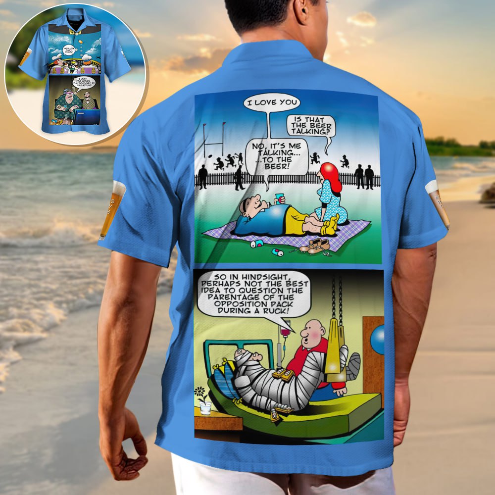 Cartoon A Customer Story - Unisex Hawaiian Shirt For Men and Women
