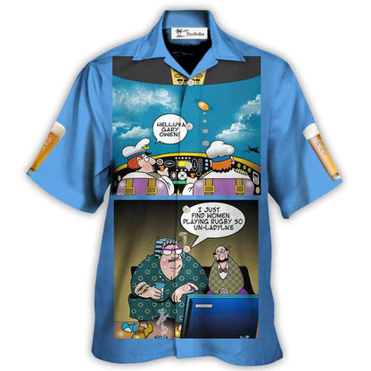Cartoon A Customer Story - Unisex Hawaiian Shirt For Men and Women