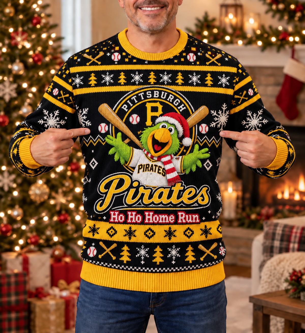 All Baseball Teams Holiday For Basbell Fan Ugly Christmas Sweater, Christmas Jumper - Funny Ugly Christmas Sweater, Christmas Jumper