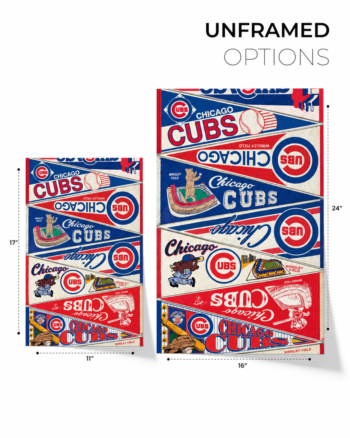 All Baseball Teams Vintage Anniversary For Baseball Fans Poster No Frame - Vertical Poster - 5to9vibe