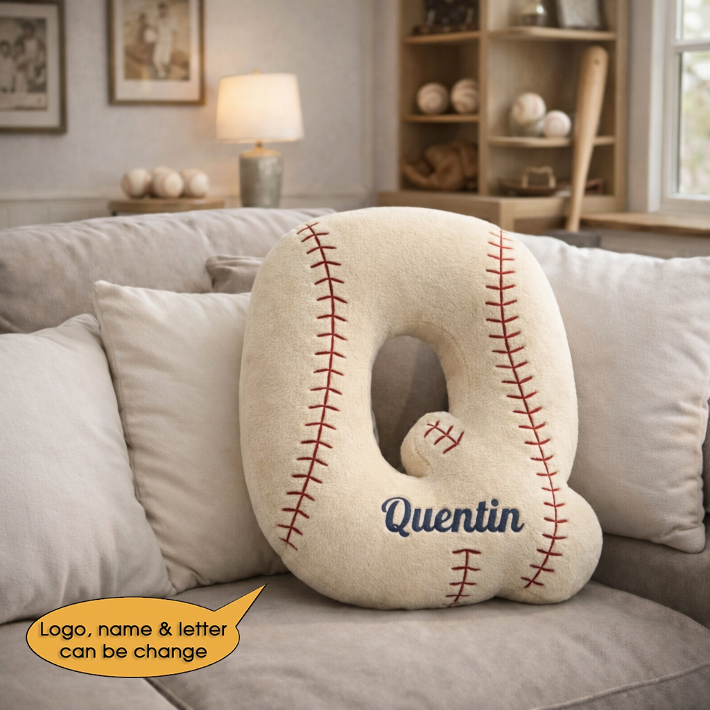 Baseball Pillow Custom Name and Logo 2 All Teams Irregular-Shaped Pillow Hot Sale
