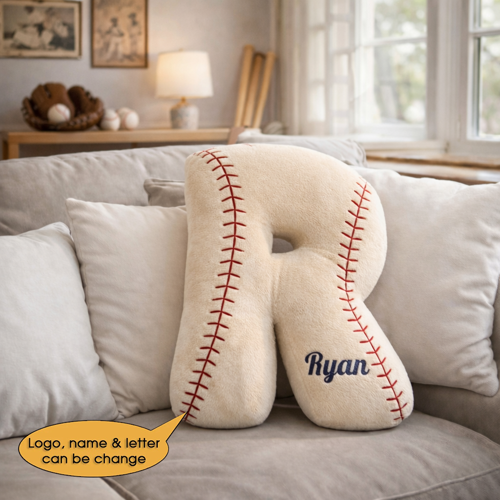 Baseball Pillow Custom Name and Logo 2 All Teams Irregular-Shaped Pillow Hot Sale