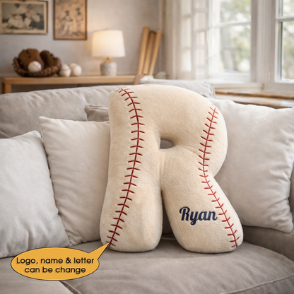 Baseball Pillow Custom Name and Logo 2 All Teams Irregular-Shaped Pillow Hot Sale