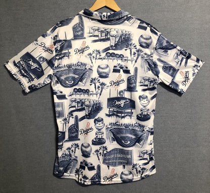 LAD Baseball Stadium SGA Blue Vibe Unisex Hawaiian Shirt