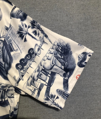 LAD Baseball Stadium SGA Blue Vibe Unisex Hawaiian Shirt