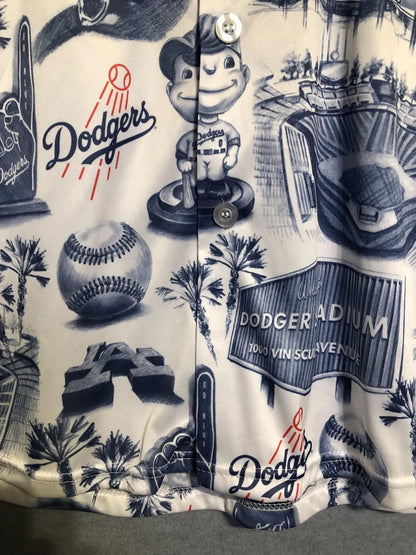 LAD Baseball Stadium SGA Blue Vibe Unisex Hawaiian Shirt