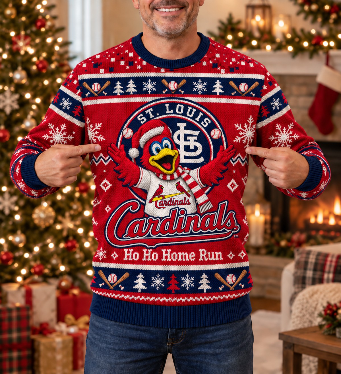 All Baseball Teams Holiday For Basbell Fan Ugly Christmas Sweater, Christmas Jumper - Funny Ugly Christmas Sweater, Christmas Jumper