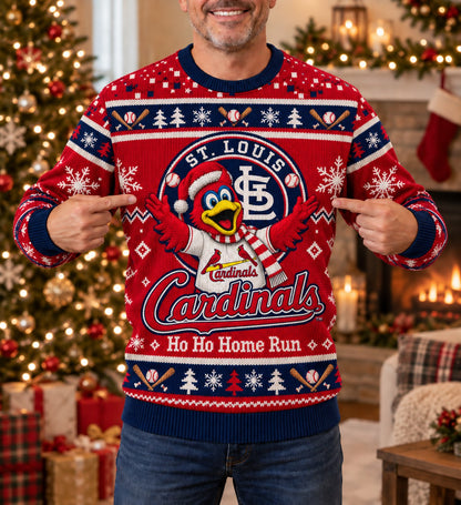 All Baseball Teams Holiday For Basbell Fan Ugly Christmas Sweater, Christmas Jumper - Funny Ugly Christmas Sweater, Christmas Jumper
