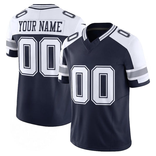 Custom Football Jersey Embroidered Full Logo Personalized Name Number Fan Shirt Unisex Game Day Wear