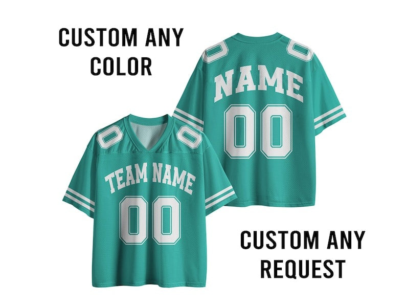 Personalized Team Name & Number Football Jersey Shirt For Adult Kid, Custom Football Jersey Shirt, Game Day Outfit For American Football Fan