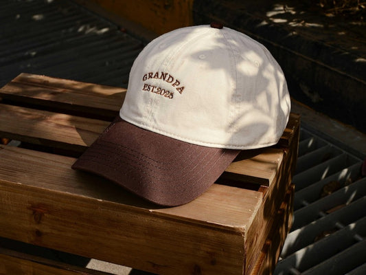 Custom Text Embroidered Hat, Vintage Style Trucker Hat, Retro Baseball hat, Personalized hat, Gift for New Mom And Dad, Unisex Baseball Hat