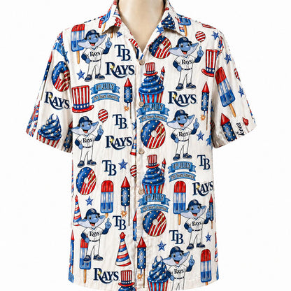 All Baseball Team 4th July 250 Years Anniversary America Premium Unisex Hawaiian Shirt For Men and Women