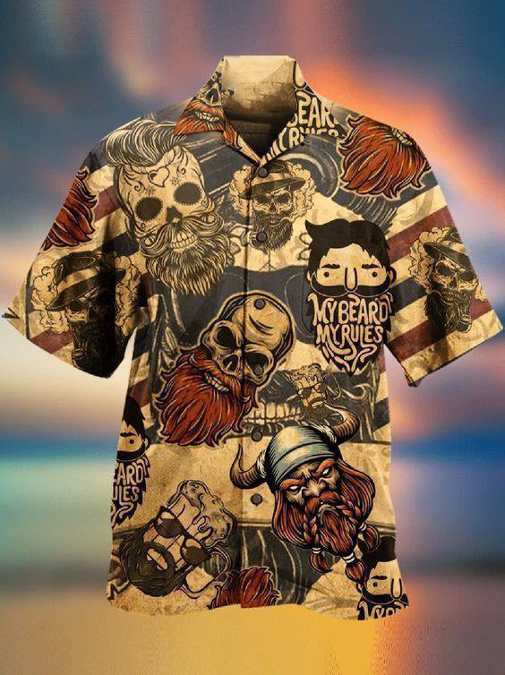 Viking Warrior Life Style - Hawaiian Shirt 