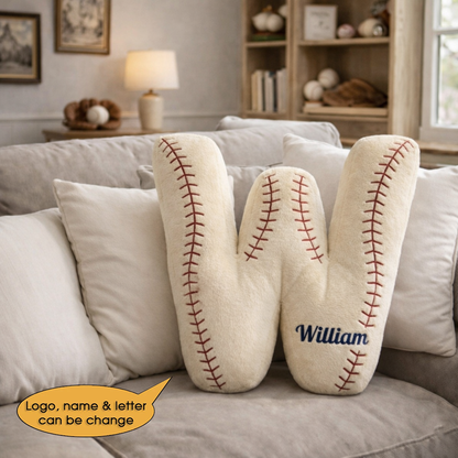 Baseball Pillow Custom Name and Logo 2 All Teams Irregular-Shaped Pillow Hot Sale