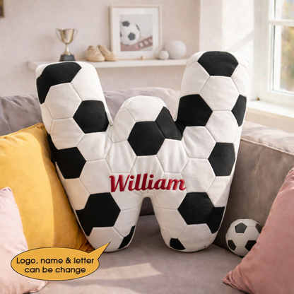 Football UK Pillow 2 Custom Name and Logo All Teams Irregular-Shaped Pillow