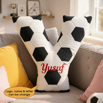 Football UK Pillow 2 Custom Name and Logo All Teams Irregular-Shaped Pillow