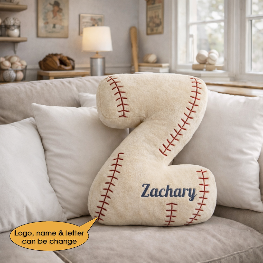 Baseball Pillow Custom Name and Logo 2 All Teams Irregular-Shaped Pillow Hot Sale